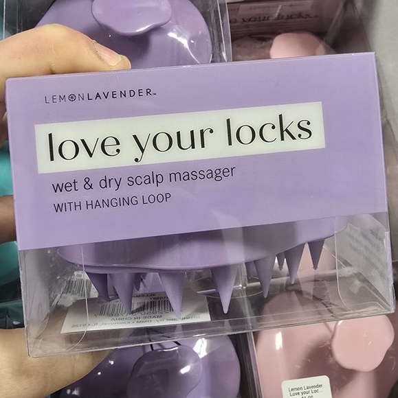 Lemon and Lavender Other - Lavender Silicone Scalp Massager